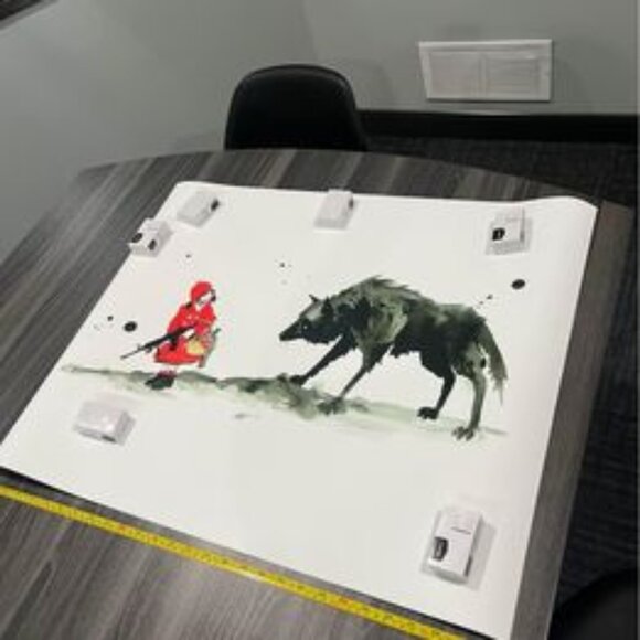 NEW Lora Zombie 24 x 30 Red Riding Hood - Picture 2 of 5